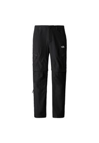 Spodnie The North Face Exploration 0A7Z95JK31 - czarne. Kolor: czarny. Materiał: elastan, nylon