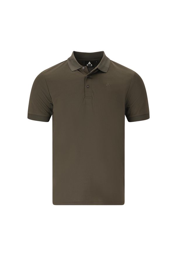 Polo Whistler Felox. Typ kołnierza: polo. Kolor: szary, wielokolorowy, czarny