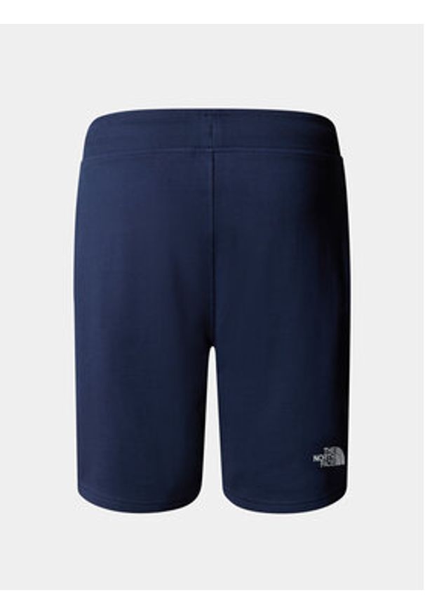 The North Face Szorty sportowe Standard NF0A3S4E Granatowy Regular Fit. Kolor: niebieski. Materiał: bawełna. Styl: sportowy
