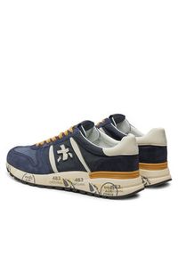 Premiata Sneakersy Lander 6904 Granatowy. Kolor: niebieski. Materiał: materiał #3