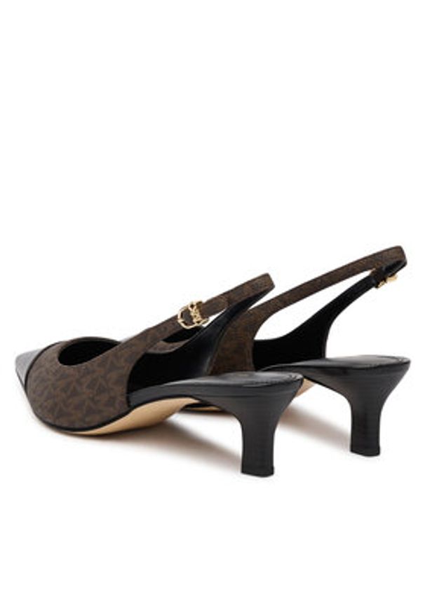 MICHAEL Michael Kors Czółenka Amara Toe Cap Sling 40S6AMMP1B Brązowy. Kolor: brązowy. Materiał: skóra