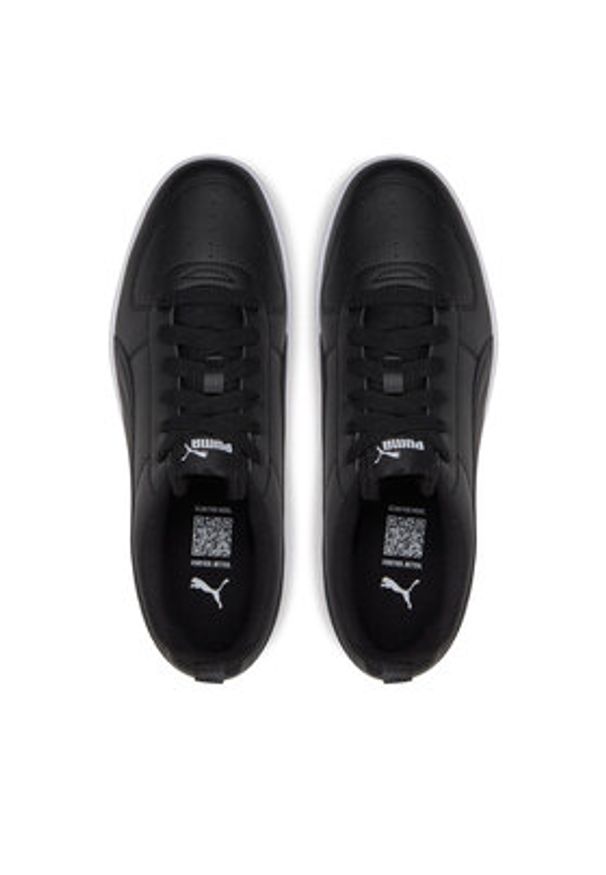 Puma Sneakersy Rickie 387607 32 Czarny. Kolor: czarny. Materiał: skóra