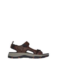 skechers - Sandały męskie SKECHERS Prewitt Rigdon. Kolor: brązowy