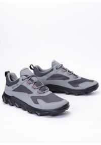 ecco - Buty outdoorowe męskie szare ECCO MX M LOW GTX. Kolor: szary. Materiał: materiał. Technologia: Gore-Tex #1