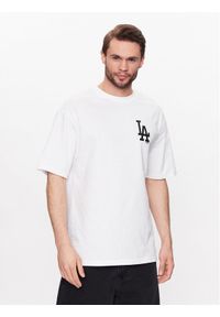 New Era T-Shirt Unisex La Dodgers Mlb Floral Graphic 60332265 Biały Oversize. Kolor: biały. Materiał: bawełna