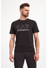 EA7 Emporio Armani - T-shirt EA7 EMPORIO ARMANI. Materiał: bawełna. Długość rękawa: krótki rękaw. Długość: krótkie. Wzór: nadruk