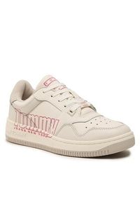 Tommy Jeans Sneakersy Tjw Retro Basket Branding Lc EN0EN02264 Biały. Kolor: biały #3