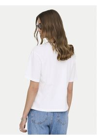only - ONLY T-Shirt Susan 15372179 Biały Regular Fit. Kolor: biały. Materiał: bawełna #4