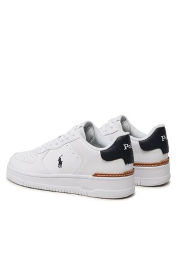 Polo Ralph Lauren Sneakersy 809891791004 Biały. Kolor: biały. Materiał: skóra