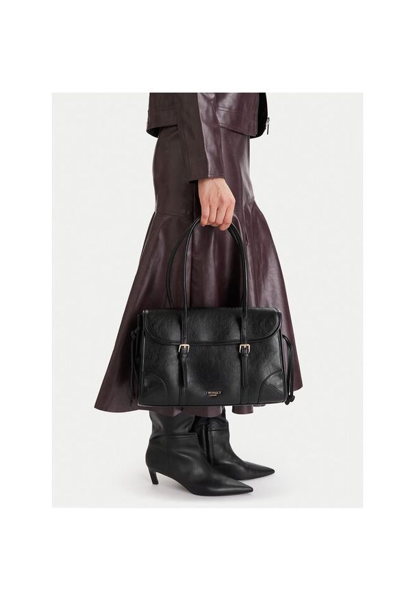 TwinSet - Torebka TWINSET. Kolor: czarny