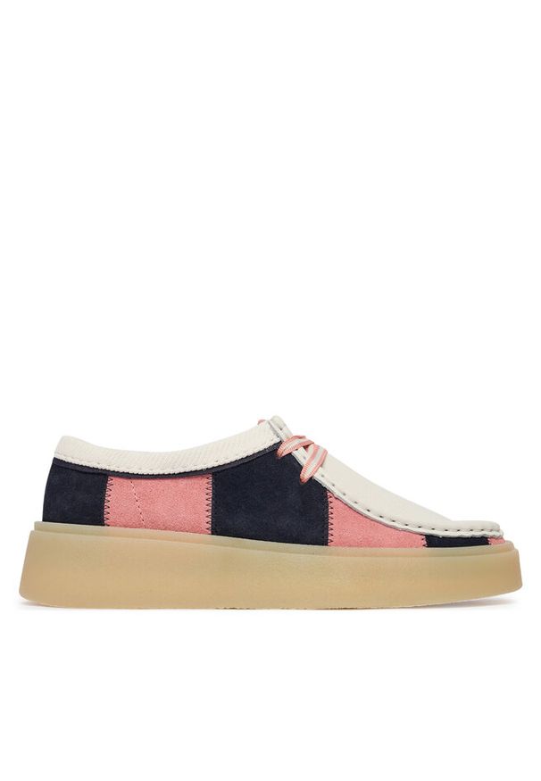 Półbuty Clarks. Wzór: kolorowy