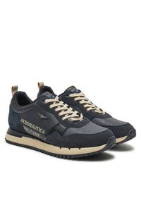 Aeronautica Militare Sneakersy 242SC283CT3384 Granatowy. Kolor: niebieski. Materiał: skóra #5