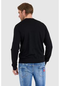 DSQUARED2 Czarny sweter męski ibra, Rozmiar L. Kolor: czarny #3