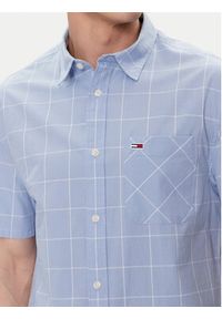Tommy Jeans Koszula DM0DM18967 Niebieski Regular Fit. Kolor: niebieski. Materiał: bawełna #3
