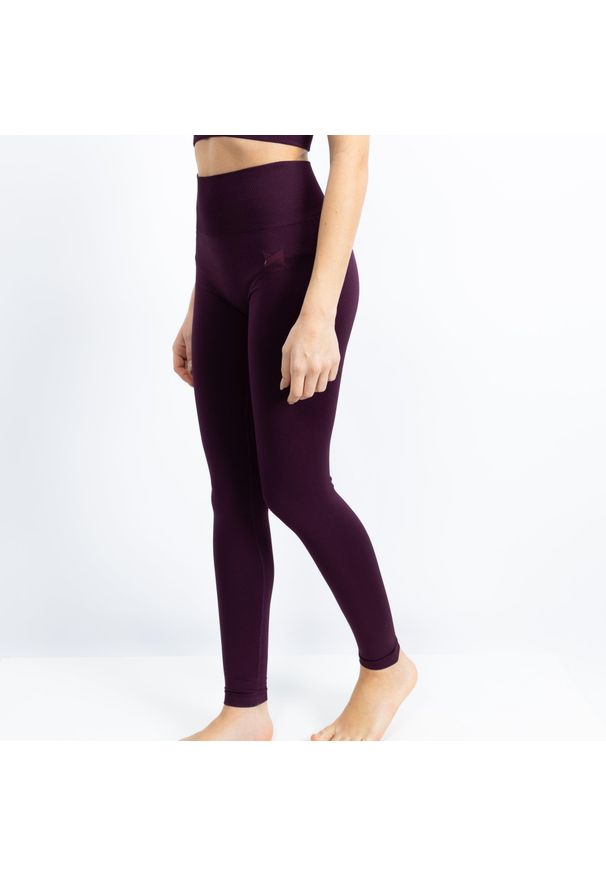 XTREME SOCKSWEAR - Legginsy sportowe damskie Xtreme Sportswear. Kolor: czerwony. Materiał: elastan, poliamid. Sport: fitness