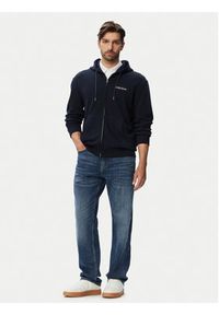 Guess Jeans Bluza M6RQ38 KCPR1 Granatowy Regular Fit. Kolor: niebieski. Materiał: bawełna #3