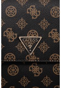 Guess - GUESS Brązowa damska torebka Eco Erica. Kolor: brązowy. Materiał: skórzane. Styl: elegancki #4