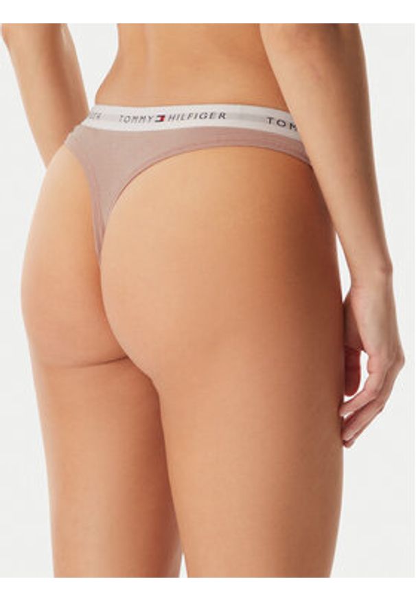 TOMMY HILFIGER - Tommy Hilfiger Komplet stringów UW0UW05530 Kolorowy. Materiał: bawełna. Wzór: kolorowy