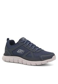 skechers - Skechers Sneakersy TRACK SCLORIC 52631 NVY Granatowy. Kolor: niebieski. Materiał: materiał
