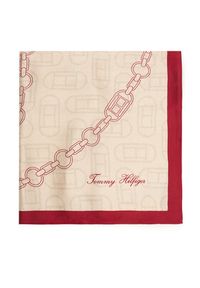 TOMMY HILFIGER - Tommy Hilfiger Szal Chain Silk Large Scarf AW0AW18277 Czerwony. Kolor: czerwony. Materiał: jedwab #2