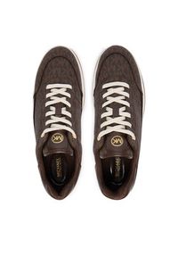 MICHAEL Michael Kors Sneakersy Hayes 43S5HYFS2B Brązowy. Kolor: brązowy. Materiał: skóra #6