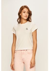 Calvin Klein Underwear - T-shirt CK One. Okazja: na co dzień. Kolor: biały. Materiał: dzianina. Styl: casual #1