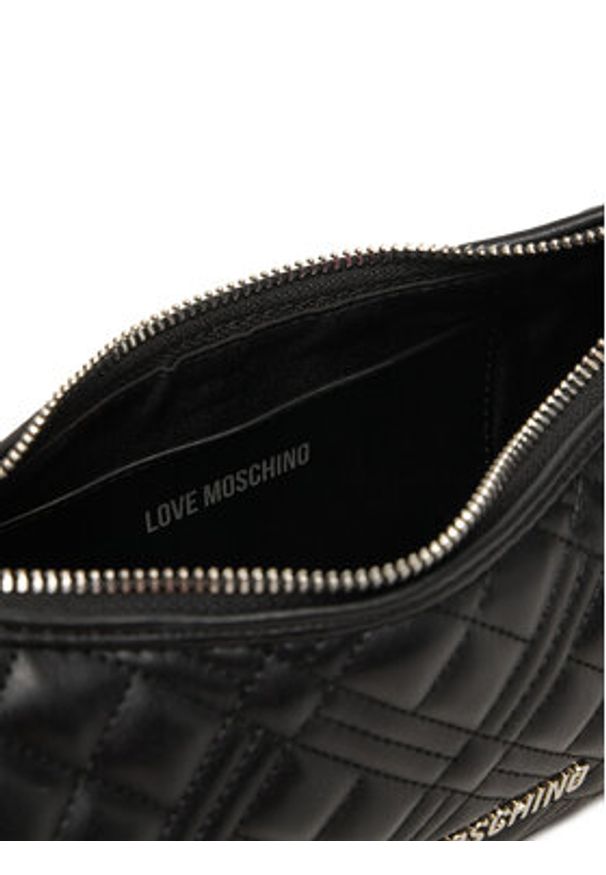Love Moschino - LOVE MOSCHINO Torebka JC4142PP0NLA000B Czarny. Kolor: czarny. Materiał: skórzane