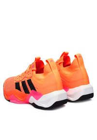Adidas - adidas Buty na siłownię Rapidmove Adv 2 JQ4119 Pomarańczowy. Kolor: pomarańczowy. Materiał: materiał. Sport: fitness #4