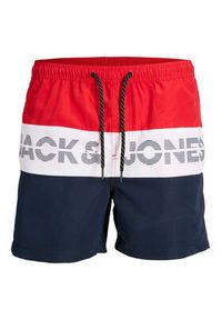 Jack & Jones - Jack&Jones Szorty kąpielowe Fiji 12227260 Kolorowy Regular Fit. Materiał: syntetyk. Wzór: kolorowy #4