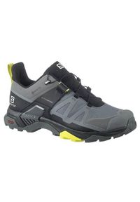 salomon - Buty do chodzenia męskie Salomon X Ultra 4 Gtx. Zapięcie: bez zapięcia. Kolor: wielokolorowy, szary. Materiał: materiał, tkanina, syntetyk. Szerokość cholewki: normalna. Sport: turystyka piesza