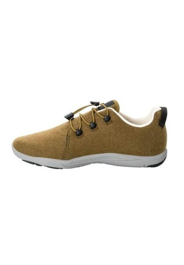 Buty do chodzenia damskie Jack Wolfskin Spirit Wool Low. Kolor: żółty. Materiał: wełna. Szerokość cholewki: normalna. Sport: turystyka piesza