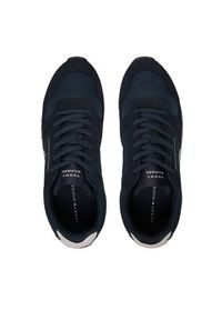 TOMMY HILFIGER - Tommy Hilfiger Sneakersy New Runner Eva Trainers FM0FM05454 Granatowy. Kolor: niebieski. Materiał: materiał #3