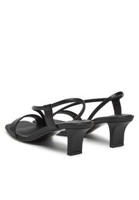 Calvin Klein Sandały Heel Sandal 50 Squared Lth HW0HW02534 Czarny. Kolor: czarny. Materiał: skóra #4