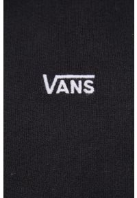 Vans Bluza męska kolor czarny z kapturem z aplikacją VN0A4OOOBLK1-Black. Typ kołnierza: kaptur. Kolor: czarny. Materiał: polar, materiał, dzianina. Wzór: aplikacja #3