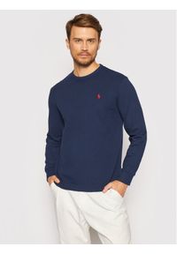 Polo Ralph Lauren Longsleeve Classics 710842632004 Granatowy Regular Fit. Typ kołnierza: polo. Kolor: niebieski. Materiał: bawełna. Długość rękawa: długi rękaw #1