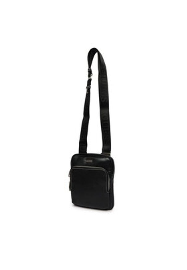 Guess Saszetka HMBOGS P6223 Czarny. Kolor: czarny. Materiał: skóra