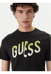 Guess T-Shirt F6GI02 J1314 Czarny Slim Fit. Kolor: czarny. Materiał: bawełna #5