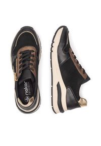 Rieker Półbuty M6616-00 Czarny. Kolor: czarny. Materiał: skóra #2