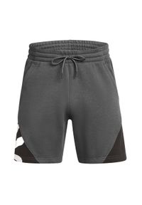Spodenki męskie Under Armour Curry Splash Fleece Short. Kolor: szary. Sport: koszykówka