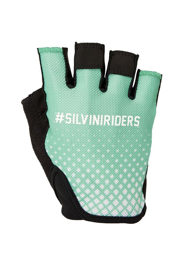 Silvini rękawiczki rowerowe UA2523 Varena – unisex, z odblaskami. Kolor: zielony