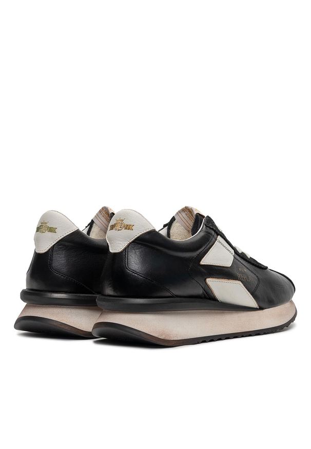 Sneakersy męskie czarne Replay Parkway. Okazja: na co dzień. Kolor: czarny