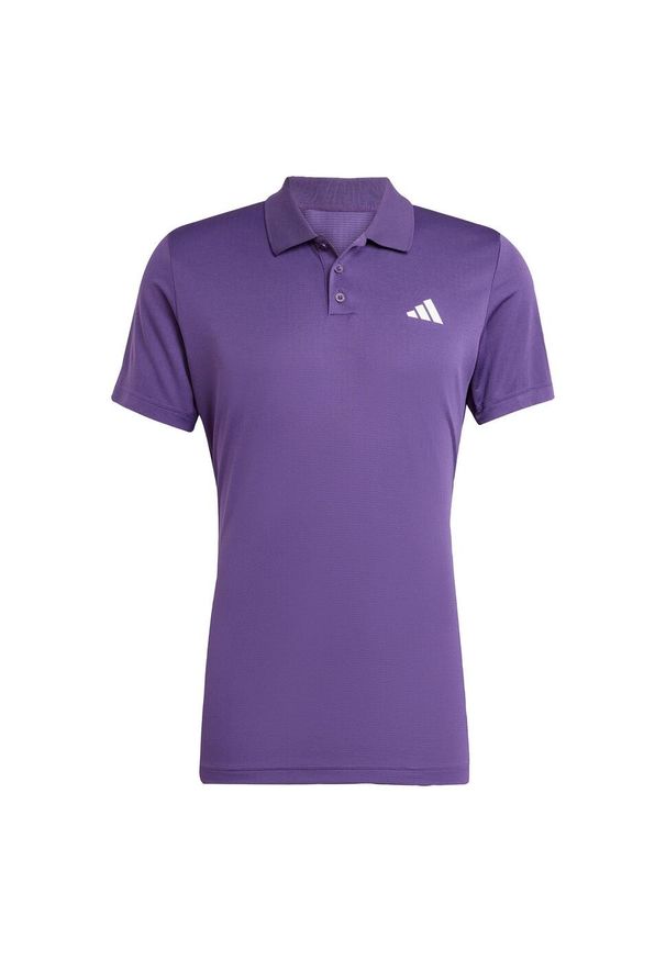 Adidas - Koszulka Tennis Climacool FreeLift Polo. Typ kołnierza: polo. Kolor: fioletowy. Technologia: ClimaCool (Adidas). Sport: tenis