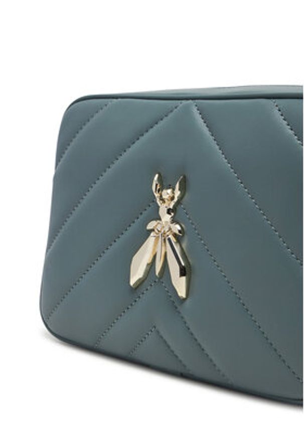 Patrizia Pepe Torebka CB0023/L004-G600 Zielony. Kolor: zielony. Materiał: skórzane