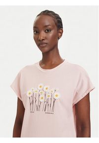only - ONLY T-Shirt Jany 15372108 Różowy jasny Regular Fit. Kolor: różowy. Materiał: syntetyk #4