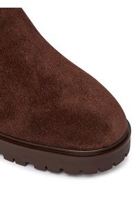 Lauren Ralph Lauren - LAUREN RALPH LAUREN Sztyblety Allyson Suede Bootie 802974477004 Brązowy. Kolor: brązowy. Materiał: skóra, zamsz #4