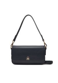 TOMMY HILFIGER - Tommy Hilfiger Torebka Th Icon Conv AW0AW17677 Granatowy. Kolor: niebieski. Materiał: skórzane #4