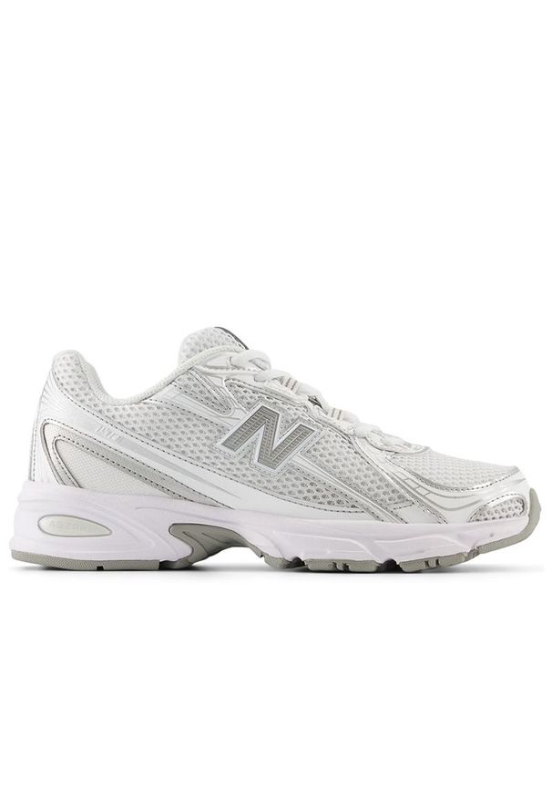 Buty unisex New Balance U740WM2 - białe. Kolor: biały. Materiał: materiał, syntetyk. Szerokość cholewki: normalna. Sezon: lato. Sport: turystyka piesza
