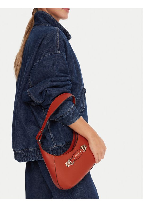 Guess Torebka Mimina HWBG80 15180 Pomarańczowy. Kolor: pomarańczowy. Materiał: skórzane