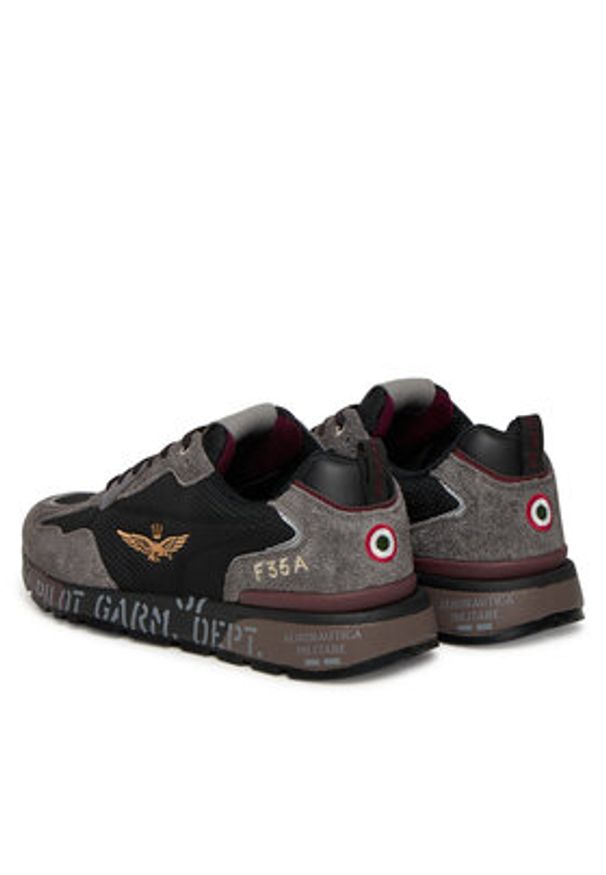 Aeronautica Militare Sneakersy 252SC0276UCT03546 Czarny. Kolor: czarny. Materiał: materiał