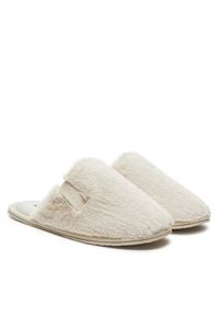 Calvin Klein Jeans Kapcie Hotel Slipper Fur After Glow YW0YW01593 Écru. Materiał: materiał #4